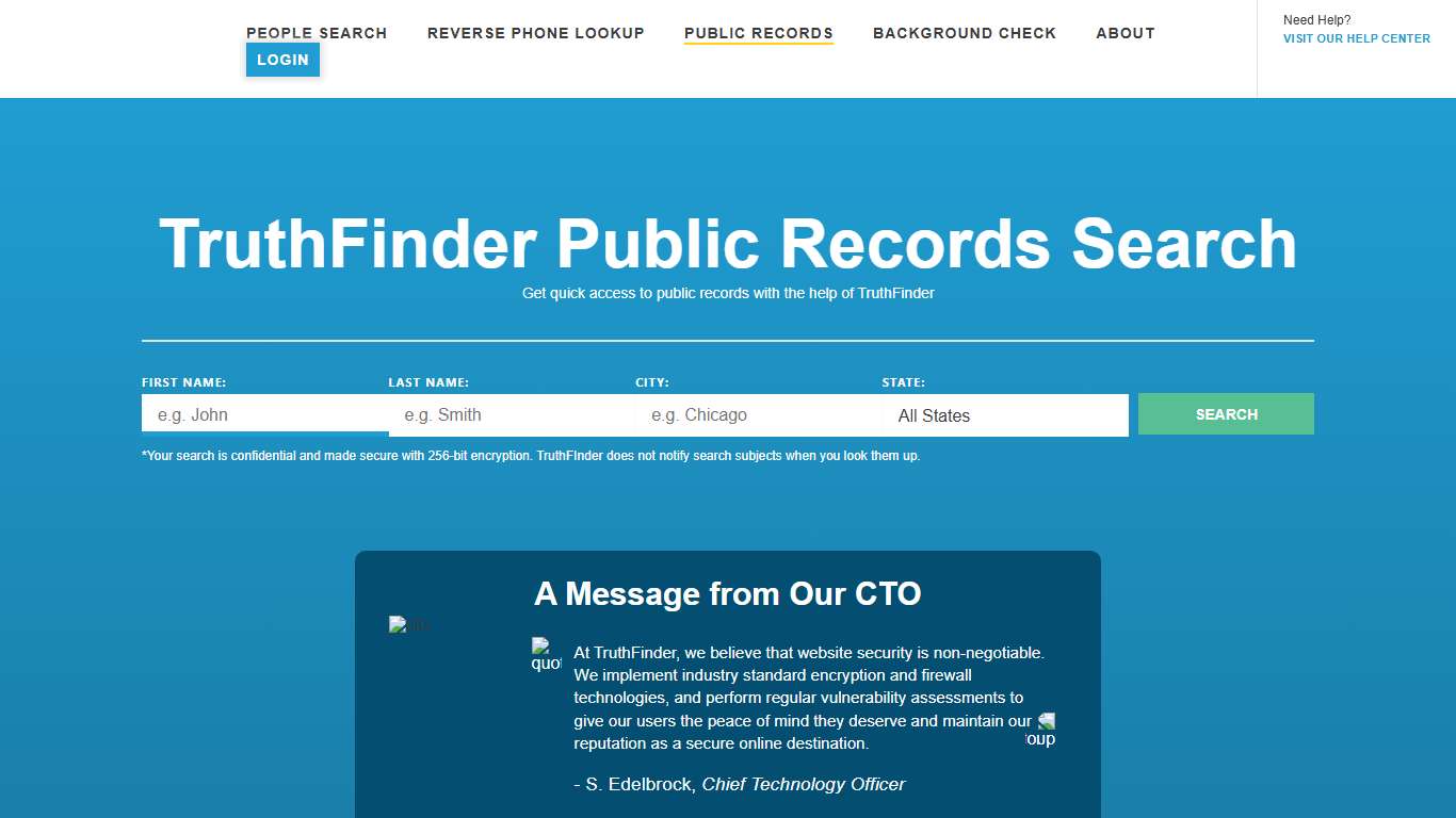 Public Records People Search - Search Public Records TruthFinder